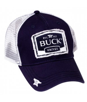 Бейсболка BUCK 89123 Navy Logo Patch Cap
