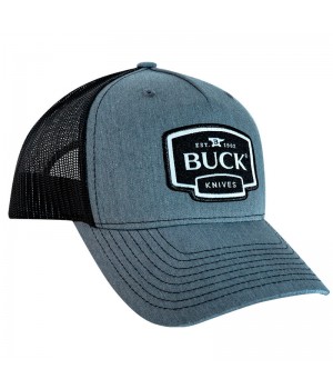 Бейсболка BUCK 89142 Gray Logo Patch Cap