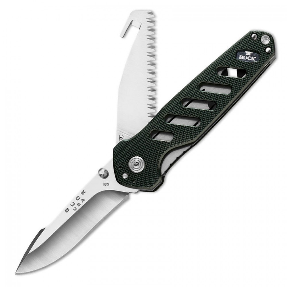Нож BUCK 0183GRS Alpha Crosslock Folding Green